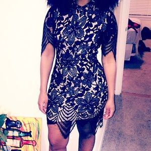 Black Lace Dress Size 4